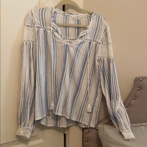 Love Shack Fancy Prairie Peasant Blouse